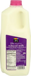 365 Everyday Value, Reduced Fat 2% Milk, Half Gallon, 64 oz