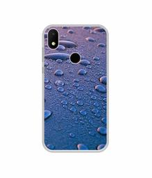 Amazon Brand - Solimo Designer Water Drops UV Printed Soft Back Case Mobile Cover for Micromax Canvas 2 Plus (2018)