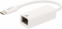 AmazonBasics USB 3.1 Type-C to Ethernet Adapter for Mac/PC - White, 5-Pack (Renewed)