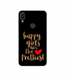 Amazon Brand - Solimo Designer Happy Girls are The Prettiest 3D Printed Hard Back Case Mobile Cover for Asus Zenfone Max Pro M1 ZB601KL