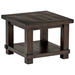 Amazon Brand – Stone & Beam Ferndale Rustic Reclaimed Pine Side End Table, 24