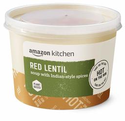 Amazon Kitchen, Red Lentil Soup with Indian-Style Spices, 9.9 oz