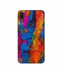 Amazon Brand - Solimo Designer Dark Multicolor Canvas 3D Printed Hard Back Case Mobile Cover for Asus Zenfone Max Pro M1 ZB601KL