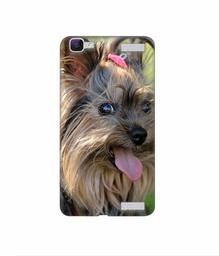 Amazon Brand - Solimo Designer Hairy Puppy 3D Printed Hard Back Case Mobile Cover for Vivo V1 Max