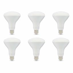 AmazonBasics 調光可能 10,000時間寿命 BR30 LED電球 6-Pack FG-03455