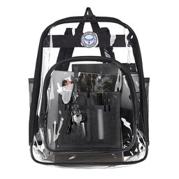 Eono Essentials See-Through Heavy-Duty Backpack