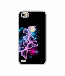 Amazon Brand - Solimo Designer Butterflies Neon Light UV Printed Soft Back Case Mobile Cover for Itel S21