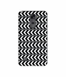 Amazon Brand - Solimo Designer Horizontal Arrow Texture 3D Printed Hard Back Case Mobile Cover for LG Stylus 2