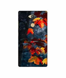 Amazon Brand - Solimo Designer Autumn Leaf 3D Printed Hard Back Case Mobile Cover for Sony Xperia L2