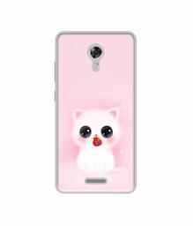 Amazon Brand - Solimo Designer Kitty UV Printed Soft Back Case Mobile Cover for Panasonic Eluga A3 Pro