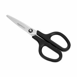 AmazonBasics 7 inch Fluorine Coated Curve Blade Scissors (Renewed)