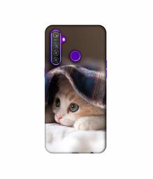 Amazon Brand - Solimo Designer Sleepy Kitten 3D Printed Hard Back Case Mobile Cover for Realme 5 Pro