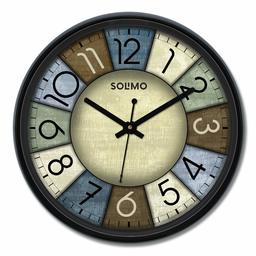 Amazon Brand - Solimo 12-inch Wall Clock - Knight Time (Silent Movement)