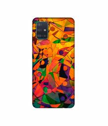 Amazon Brand - Solimo Designer Multicolor Texture 3D Printed Hard Back Case Mobile Cover for Samsung Galaxy A51