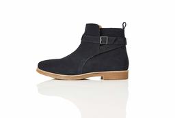 Marque Amazon - find. Jodhpur Suede Bottes & Bottines classiques, Bleu Navy), 41 EU