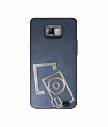 Amazon Brand - Solimo Designer Camera Embroidery 3D Printed Hard Back Case Mobile Cover for Samsung Galaxy S2