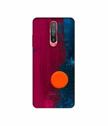 Amazon Brand - Solimo Designer Pink and Blue Brush Texture 3D Printed Hard Back Case Mobile Cover for Poco X2 / Mi Redmi K30