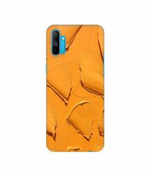 Amazon Brand - Solimo Designer Yellow Texture Wall 3D Printed Hard Back Case Mobile Cover for Realme C3