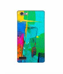 Amazon Brand - Solimo Designer Color Stokes 3D Printed Hard Back Case Mobile Cover for Oppo Neo 7