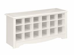 Ravenna Home Sobaski Wood Shoe Storage Rack Organizer, 48