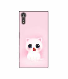 Amazon Brand - Solimo Designer Kitty 3D Printed Hard Back Case Mobile Cover for Sony Xperia XZ Dual