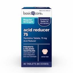 Amazon Basic Care Ranitidine 75 mg Tablets, 80Count