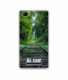 Amazon Brand - Solimo Designer Alone UV Printed Soft Back Case Mobile Cover for Lyf C459