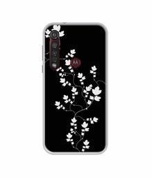 Amazon Brand - Solimo Designer Color Flowers UV Printed Soft Back Case Mobile Cover for Motorola Moto G8 Plus