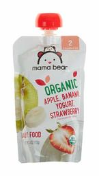 Amazon Brand - Mama Bear Organic Baby Food Pouch, Stage 2, Apple Sweet Potato, 4 Ounce Pouch