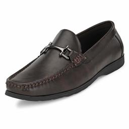 Stanton Men's Brown Loafers-11 UK (45 EU) (12 US) (FK/YT1892-1/BRW)