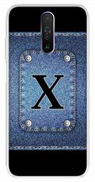 Amazon Brand - Solimo Designer Multicolor Button Jeans Alphabet-X Printed Soft Back Case Mobile Cover for Poco X2 / Xiaomi Redmi K30