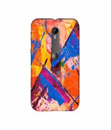 Amazon Brand - Solimo Designer Barfi Shape Multicolor Texture 3D Printed Hard Back Case Mobile Cover for Motorola Moto G 3rd Generation