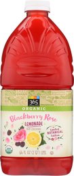 365 EVERYDAY VALUE Organic Blackerry Rose Lemonade, 64 FZ