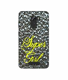 Amazon Brand - Solimo Designer Super Girl On Foil 3D Printed Hard Back Case Mobile Cover for Gionee A1 Lite