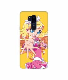 Amazon Brand - Solimo Designer Singing Girl Vector 3D Printed Hard Back Case Mobile Cover for LG G7 ThinQ