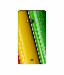 Amazon Brand - Solimo Designer Multicolor Plastic Paint 3D Printed Hard Back Case Mobile Cover for Microsoft Lumia 540