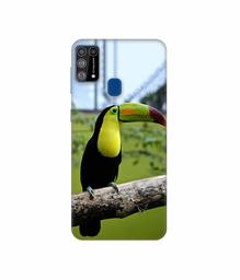 Amazon Brand - Solimo Designer Woodcutter 3D Printed Hard Back Case Mobile Cover for Samsung Galaxy M31