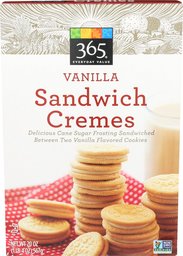 365 Everyday Value, Vanilla Sandwich Cremes, 20 oz