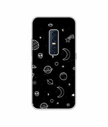 Amazon Brand - Solimo Designer Solar System UV Printed Soft Back Case Mobile Cover for Vivo V17 Pro