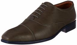 Amazon Brand - Symbol Men's Olive Synthetic Formal Shoes - 11 UK (AZ-KY-294A)