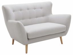 Amazon Brand – Rivet Isabelle Mid-Century Modern Loveseat with Tapered Wood Legs, 55