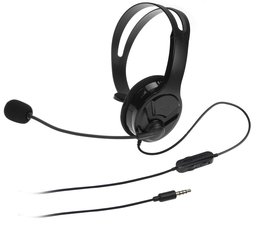 AmazonBasics Gaming Chat Headset for PlayStation 4 with Microphone - 1,21 m Cable, Black