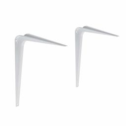 AmazonBasics - AB5402 Shelf Brackets - White (Pack of 4)