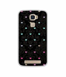 Amazon Brand - Solimo Designer Heart Texture UV Printed Soft Back Case Mobile Cover for Lyf Water 9