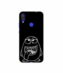 Amazon Brand - Solimo Designer Cartoon Pattern 3D Printed Hard Back Case Mobile Cover for Xiaomi Redmi Note 7S