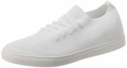 Amazon Brand - Symbol Men's White Textile Sneakers-6 UK (40 EU) (7 US) (AZ-YS-405)