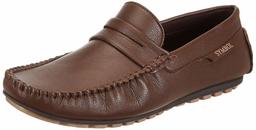 Amazon Brand - Symbol Men's Brown Synthetic Moccasins-10 UK (44 EU) (11 US) (AZ-SY-443)