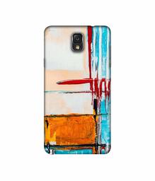 Amazon Brand - Solimo Designer Glass Paint 3D Printed Hard Back Case Mobile Cover for Samsung Galaxy Note 3 N9000