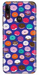 Amazon Brand - Solimo Designer Donuts 3D Printed Hard Back Case Mobile Cover for Motorola Moto E6s / Motorola Moto E6 Plus