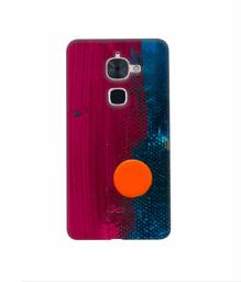 Amazon Brand - Solimo Designer Pink and Blue Brush Texture 3D Printed Hard Back Case Mobile Cover for LeTV Le 2